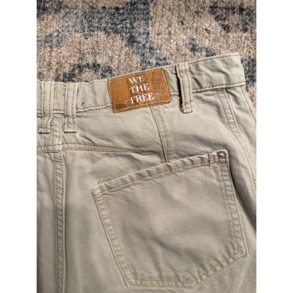 Free People Good Luck Mid-Rise Barrel Jeans 30 Excellent Condition with Flaw - Picture 4 of 5